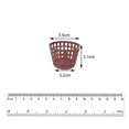 thumbnail image 3 of Mini Plastic Storage Basket Cleaning Tool Bucket Storage Bucket Dolls clothes Accessory Box Coffee, 3 of 8