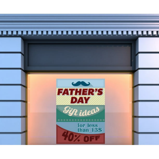 Father S Day Gift Ideas Typography Wall Decal Vinyl Decal Car Decal Idcolor004 25 Inches Walmart Com Walmart Com