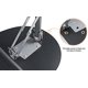 thumbnail image 4 of Mesa de manicura portátil CHAOEEMY con luz LED y cajón negra, 4 of 6