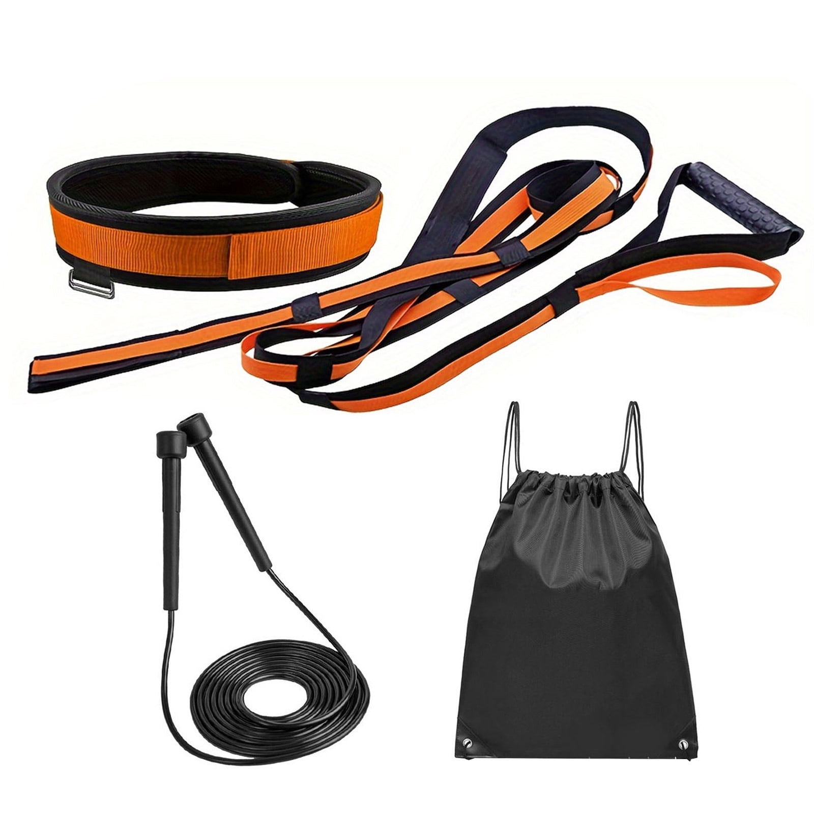 Overload Running Resistance Harness Resistance with Jump Rope & Storage Bag for Sprints Football Basketball Soccer