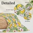 thumbnail image 2 of Summer Lemon Pillow Covers, Linen Long Throw Pillow Case, Watercolor Flowers Fruits Leaf Green Holiday Pillow Protector Decorative Cushion Cover for Living Room/Bedroom 20" x 26", 2 of 8
