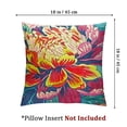 thumbnail image 4 of BANET Pack of 2, Pillow Cover Pillow Covers Flower Throw Pillow Covers Pillowcase Cushion Covers for Sofa Couch Living Room Navy Pink 22x22in, 4 of 7