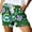 Green, variant on Wdgfv Womens Swim Trunks with Compression Liner Shorts with Elastic Waistband for Summer Activewear Yoga Running Jogging
