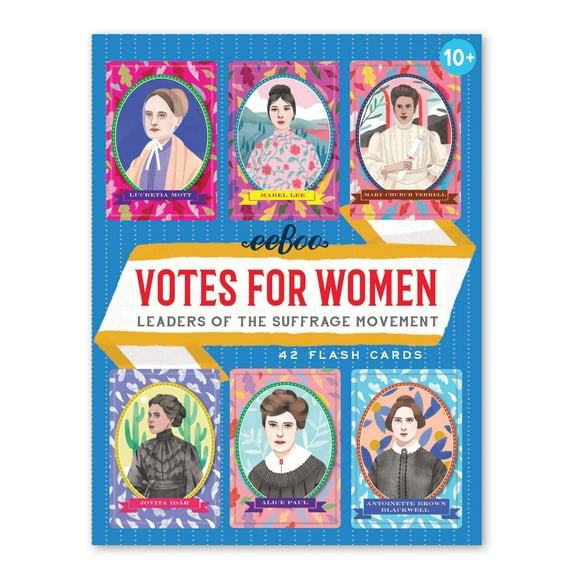 eeBoo: Votes for Women Educational Flashcards Illustration of People who Contributed to The Suffrage Movement Allows Children to Learn The Importance of Leaders Perfect for Ages 10 and up