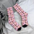thumbnail image 5 of Rateoe 2336109497 for Women Casual Calf Socks - Cute Crew Socks - Thin Soft Above Ankle Socks Size 5-11, 5 of 6