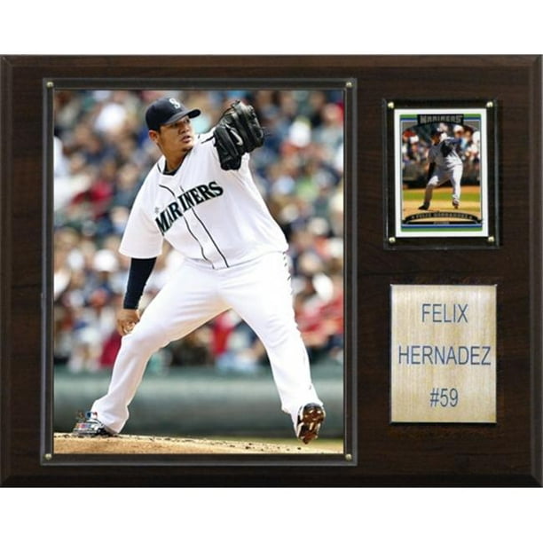 C & I Collectables 1215FELIXH MLB Felix Hernandez Seattle Marins Player Plaque