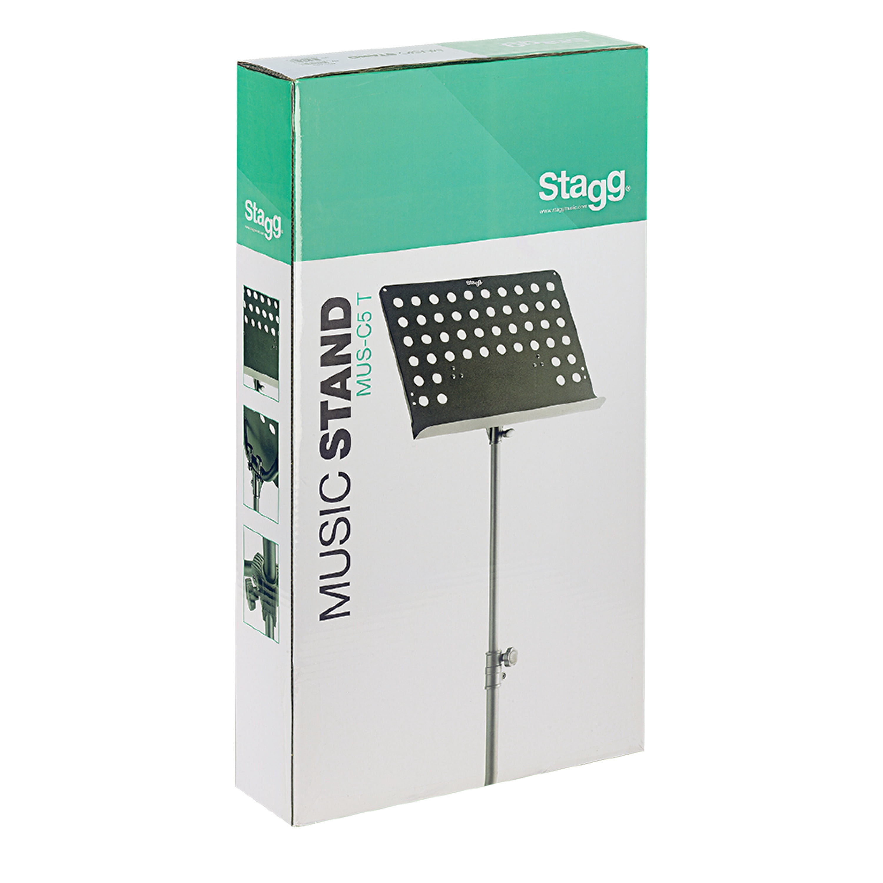 Stagg MUS-C5 T Basic Adjustable Orchestral Music Stand with Metal Music Rest