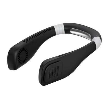 

Portable Neck Fan - Personal Fan Hands Free Bladeless Neck Fan Black