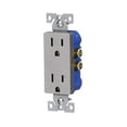 thumbnail image 2 of EATON TR1107SG-SP-L Designer Duplex Receptacle, Silver Granite, 2 of 6