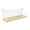 White/S, variant on Homenest No Drill Wall Mounted Shelves - Industrial Style Floating Shelves with Iron Mesh and Wooden Plywood, Yellow Wall Storage Organizer for Bedroom Office Dorm Room Decor