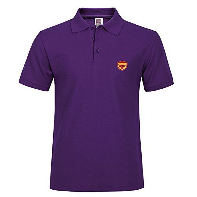 Camisa para hombres con cuello y vista frontal de cabeza de toro extra grande