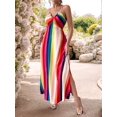 thumbnail image 6 of Womens Spaghetti Strap Dress Summer Dresses Beach Cover Ups Casual Sundresses Color XXL, 6 of 8