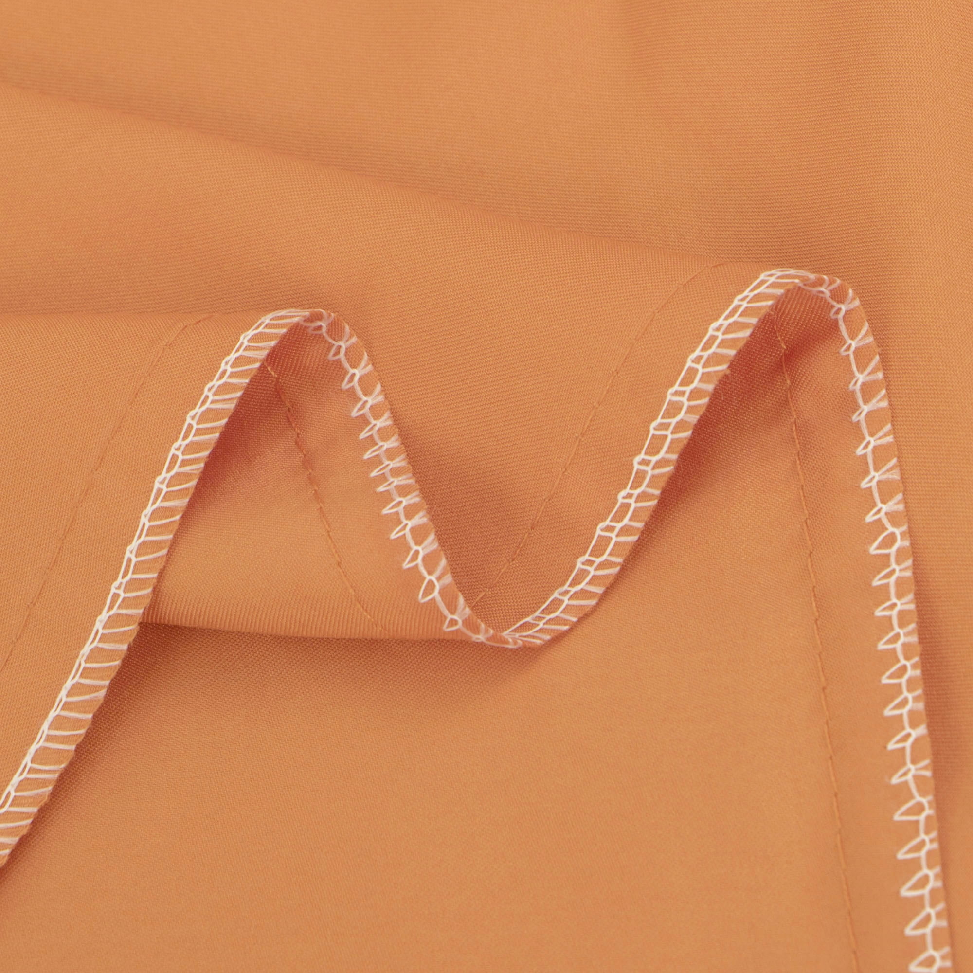 NTBAY 3 Pieces Satin King Duvet Cover Set, Ultra Luxury and Soft with Hidden Zipper Design Comforter Cover Set, Orange