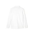 thumbnail image 2 of French Toast Boys School Uniform Long Sleeve Interlock Polo Shirt (Little Boys & Big Boys), 2 of 2