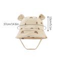 thumbnail image 3 of THDHVS Baby Sun Hat Toddler Infant Summer Sun Protection Fashion Print Outdoor Hat-hat Cute Bear Ears Sunscreen Hat Cap, 3 of 4