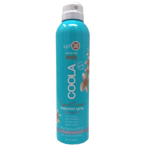 coola sunscreen spray tropical coconut coola sunscreen spray tropical coconut