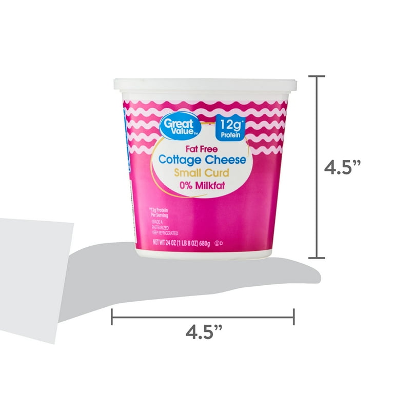 小物 niceness fats Great Value 0% Milkfat Small Curd Fat Free Cottage Cheese
