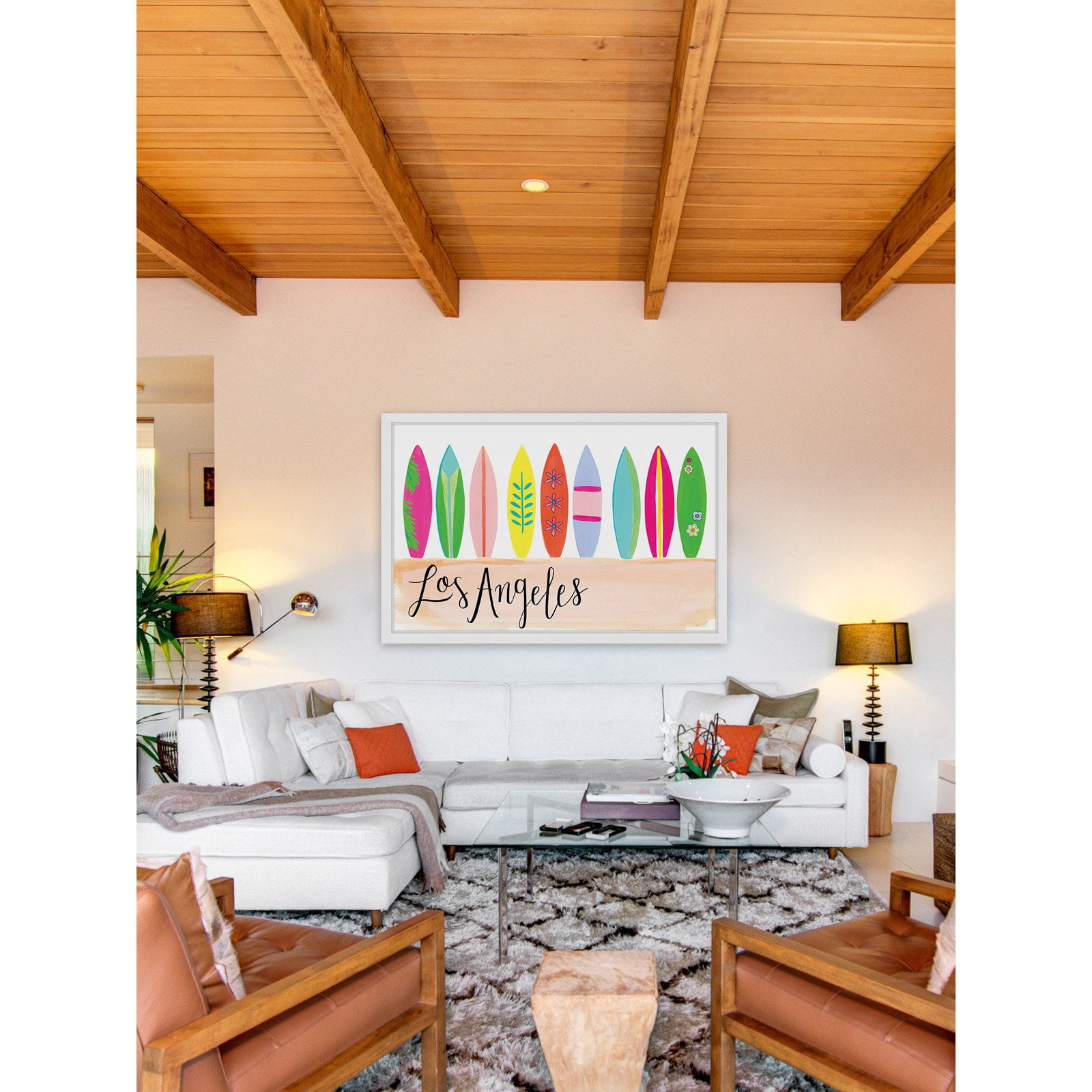 Marmont Hill "Surfboards" by Molly Rosner Framed Painting Print