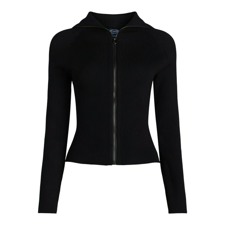 Zip front cardigan ladies clearance