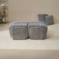 thumbnail image 7 of Convertible Fold-Out Double Sofa Bed,Gray, 7 of 7