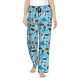 thumbnail image 2 of Lsque Animal Pirate Print Women's Pajama Pants, Lounge Pant - Comfortable Home Wear,Elastic Waistband, Stylish Design-Medium, 2 of 9