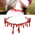 thumbnail image 3 of Gargantilla De Sangre Horror Roja Aterradora , Collar De Halloween , Colgantes Y, 3 of 3