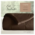 thumbnail image 2 of Queen Comforter (1 Piece - Chocolate) - Bring Luxury Home with Our Soft and Lightweight Down Alternative Comforters Queen Size - Can Also fit as Comforter Full Size Queen/Full, 2 of 6
