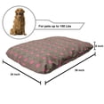 thumbnail image 2 of Vegetable Pet Bed, Hand Drawn Turnip Pattern Horizontally Aligned Root Vegetables, Chew Resistant Pad for Dogs and Cats Cushion with Removable Cover, 24" x 39", Warm Taupe Green, by Ambesonne, 2 of 4
