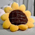 thumbnail image 4 of Almohada de girasol creativa, cojín de flores versátil súper suave para sala de estar, dormitorio, decoración del hogar Hy, 4 of 5