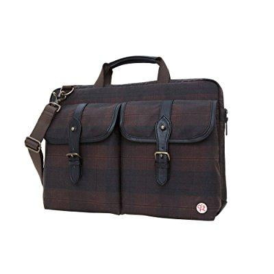 Token Bags Waxed Knickerbocker Laptop Bag 15 Inch Plaid One Size