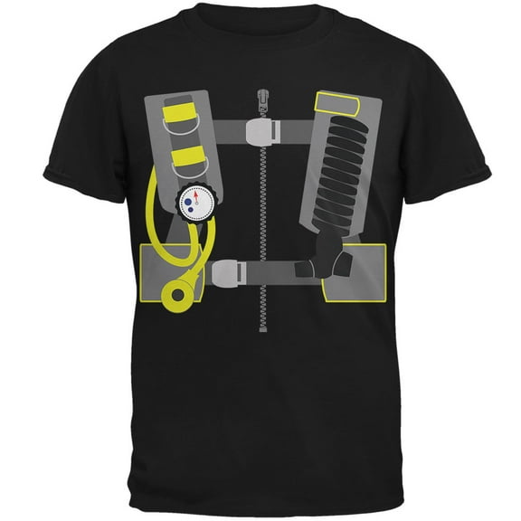 Old Glory Mens Halloween Scuba Diver Costume Short Sleeve Graphic T Shirt