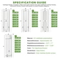 thumbnail image 6 of Barara King Shutters for Windows with Premium Board and Batten, Modern Shutters with Fluted Vertical Lines and Easy Mount for Farmhouse, Home Office, Living Room, Bedroom, White(14"*31"), 6 of 9