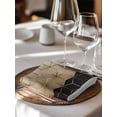 thumbnail image 6 of Brown Geometric Cloth Napkins Set of 6 Reusable Dinner Napkins, Modern Abstract Art Ombre Cocktail Napkin Washable Table Napkins for Wedding/Holiday Party/Baby Shower 20"x20", 6 of 7
