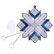 thumbnail image 5 of Copo de nieve navideño colgante GOOHOCHY, adorno colgante de copo de nieve acrílico, copo de nieve decorativo para el hogar, 5 of 6