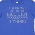 thumbnail image 4 of Inktastic Ugly Sweaters I'm on the Nice List (I Think) Boys or Girls Baby T-Shirt, 4 of 5