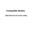 thumbnail image 3 of Driver Left Side Front Door Window Door Glass Compatible with Lexus GX470 2003-2010 Models, 3 of 5
