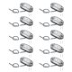 thumbnail image 1 of 10 Uds 2LED luz lateral lámpara de señal de giro 10-30V impermeable para luz trasera camión, 1 of 6