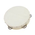 thumbnail image 2 of 8" Main Tenue Tambour Cloche Bouleau Métal Jingles Percussions Jouet Éducatif Musical, 2 of 9