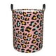 thumbnail image 1 of Fotbe Leopard Cesto de Ropa con Asas, Cesto Impermeable de Gran Capacidad, Bolsa de Lavado para Dormitorio, Cesto de Ropa con Ruedas y Asas-Medium, 1 of 6