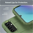 thumbnail image 4 of Slim Case for Samsung Galaxy A25 5G, [Rugged Shield Series] Military Grade Shockproof [Drop-Tested] and Camera Lens Protection Cover Case for Samsung Galaxy A25 5G HD-Green, 4 of 16