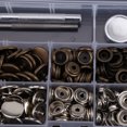 thumbnail image 2 of Fugacal Press Studs, Button Fasteners, Rust Resistant Coats Leather Jeans Luggage Jackets Home Use Bags DIY Projec For Clothes, 2 of 8