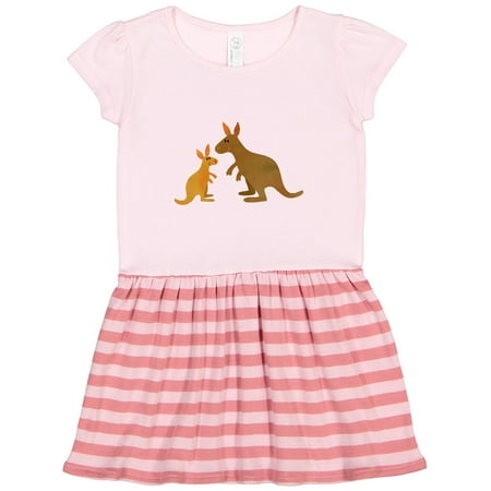 

Inktastic Kangaroo Family Gift Toddler Girl Dress