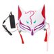 thumbnail image 1 of 1 unid Halloween Party Brillante Fox Mask Party Bar Bar Fox Luminoso Mascarilla Mascarilla Prop, 1 of 6