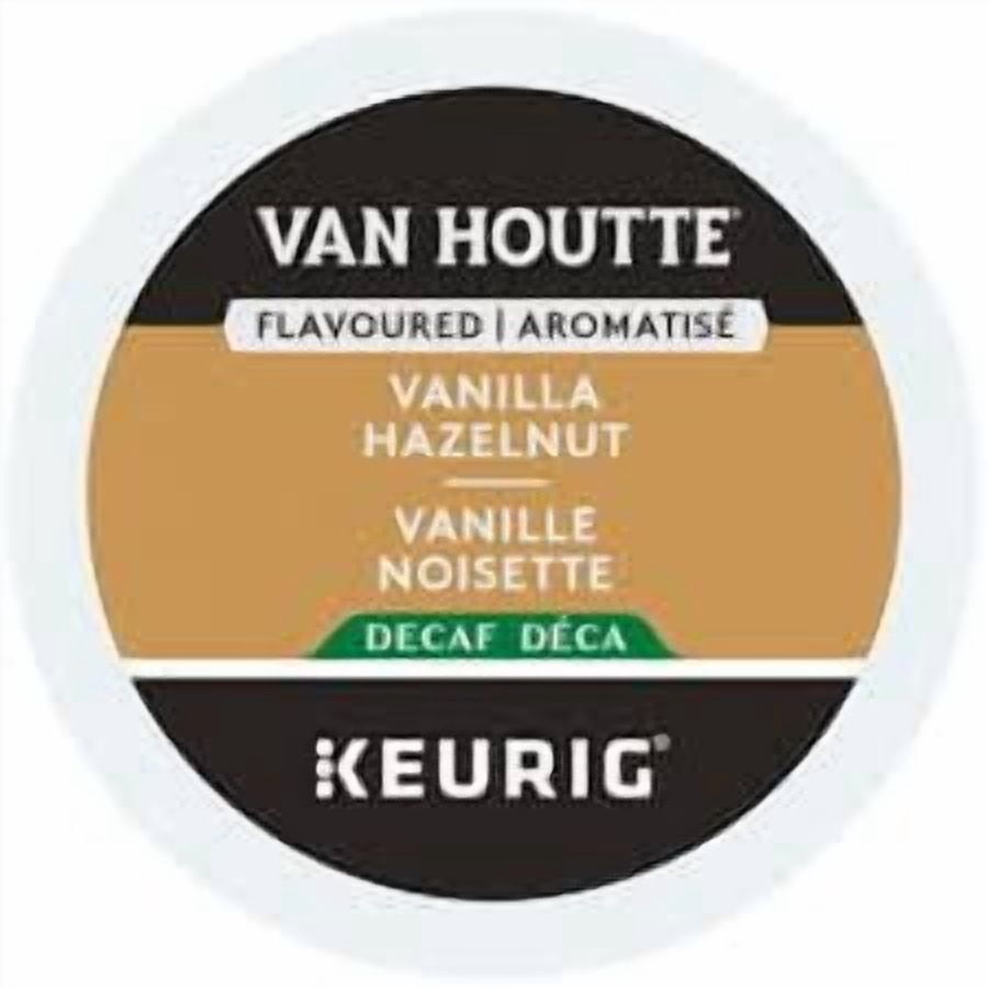 Van Houtte Decaffeinated Vanilla Hazelnut Coffee Pods Keurig K-Cup Medium Roast 96 Count