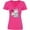 Hot Pink, variant on Inktastic Hello Kitty Cat Women's V-Neck T-Shirt