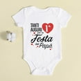 thumbnail image 5 of Baby Onesies Boys Girls Short Sleeve Letter Prints Bodysuits Clothes Gender Neutral Baby Clothes White 6 Months-9 Months, 5 of 6