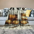thumbnail image 5 of FCXZI Alcohol Cross Stitch Warm Cozy Flannel Blanket Multi-Purpose Gift 60*80in, 5 of 7