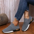 thumbnail image 5 of Tuobarr Womens Shoes Womens Summer Sandals Stretch Cloth Comfortable And Breathable Lightweight Soft Casual Sports Shoes Gray US Size 6.5, 5 of 5