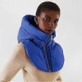thumbnail image 4 of Yousheng Winter Ultralight Down Hooded Hat Coat Neck Collar Zipper Closure Drawstring Men Warm Ring Scarf Balaclava Hat Coat Scarf Short Tank Top, 4 of 5