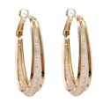 thumbnail image 1 of Xihbxyly Pendientes En Forma de C, Elegante Diseño de Uña de Metal, con Incrustaciones de Diamantes Multicapa, Chapado de Primera Calidad, Regalo Perfecto para Cualquier Ocasión, Accesorio de Moda pa, 1 of 2